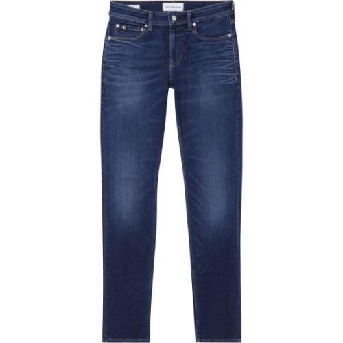 Calvin Klein Blå Slim Fit Denim Byxor Blue, Herr