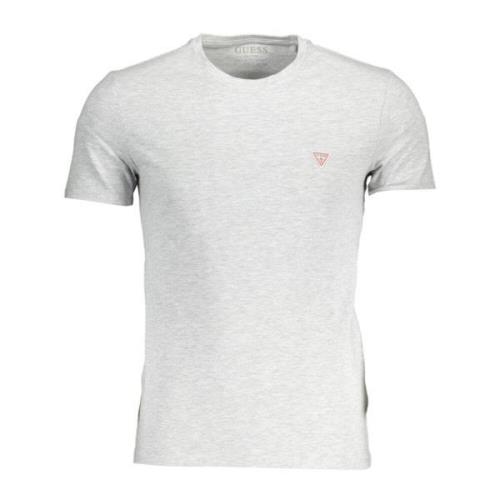 Guess Grå Bomull Logo T-Shirt Gray, Dam