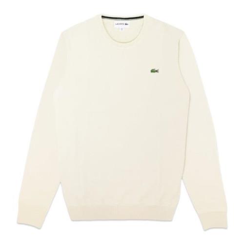 Lacoste Monokrom Ulltröja Logo Croc Beige, Herr