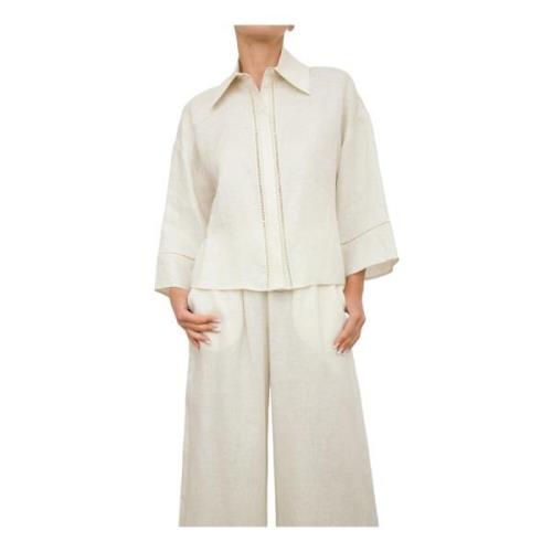 Max Mara Snygg Skjorta för Kvinnor White, Dam