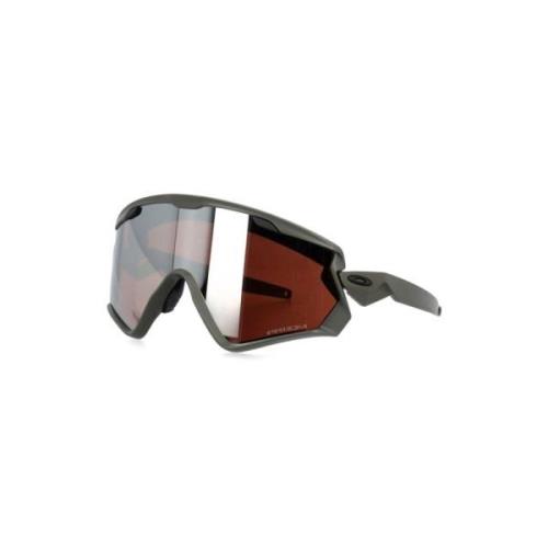 Oakley Svarta Spegelglasögon UV-Skyddande Linser Black, Unisex