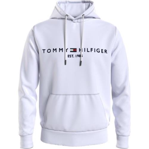 Tommy Hilfiger Ekologisk Bomull Huvtröja White, Herr