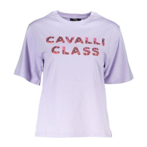 Cavalli Class T-Shirts Purple, Dam
