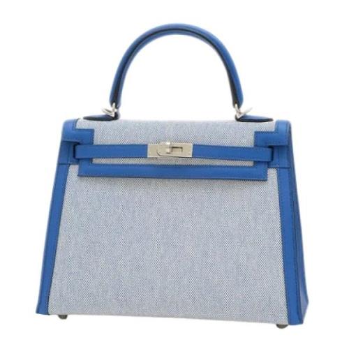 Hermès Vintage Pre-owned Tyg handvskor Blue, Dam