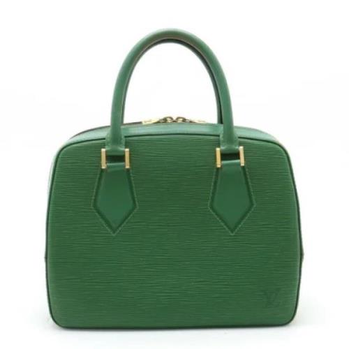 Louis Vuitton Vintage Pre-owned Tyg louis-vuitton-vskor Green, Dam