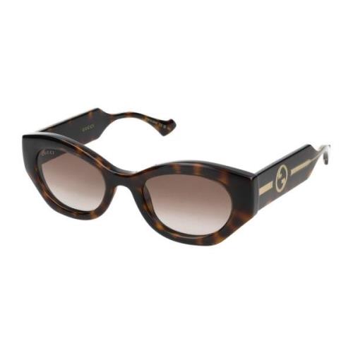 Gucci Stiliga solglasögon Gg1553S Brown, Dam