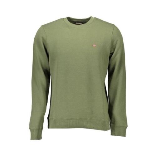 Napapijri Ekologisk Fleece Sweatshirt Grön Green, Herr