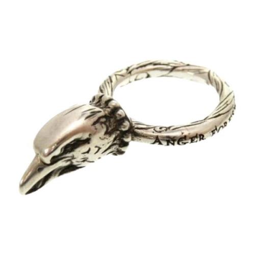 Gucci Vintage Pre-owned Silver ringar Gray, Dam