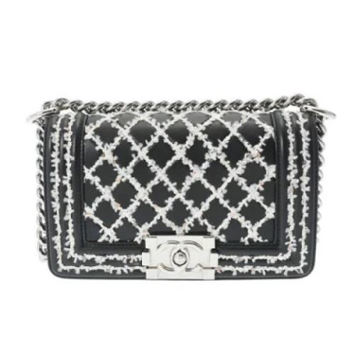 Chanel Vintage Pre-owned Tyg chanel-vskor Black, Dam