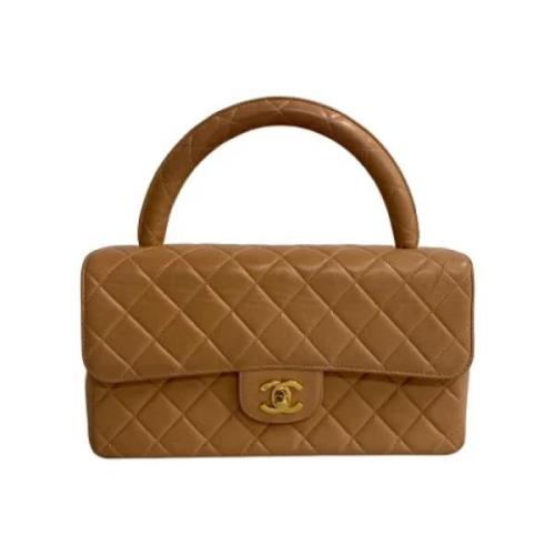 Chanel Vintage Pre-owned Tyg chanel-vskor Brown, Dam