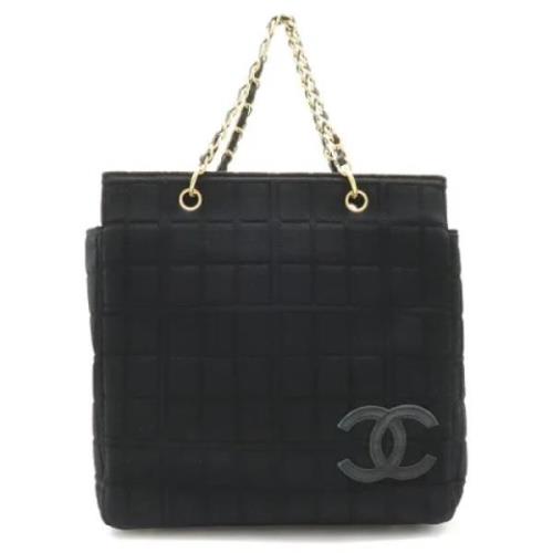 Chanel Vintage Pre-owned Tyg chanel-vskor Black, Dam