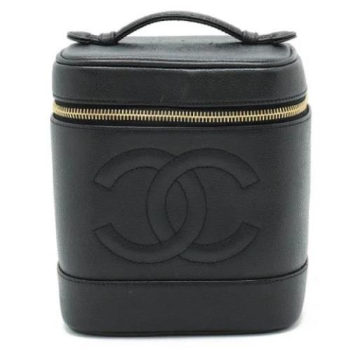 Chanel Vintage Pre-owned Tyg chanel-vskor Black, Dam