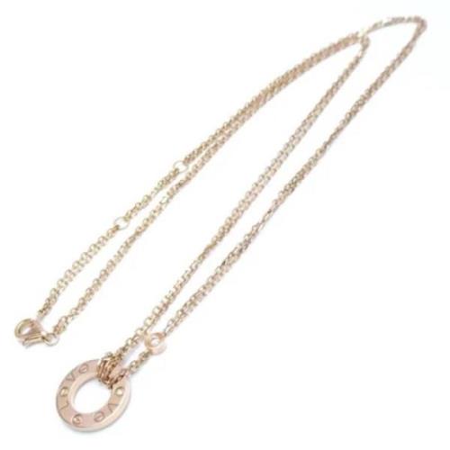 Cartier Vintage Pre-owned Roseguld halsband Pink, Dam