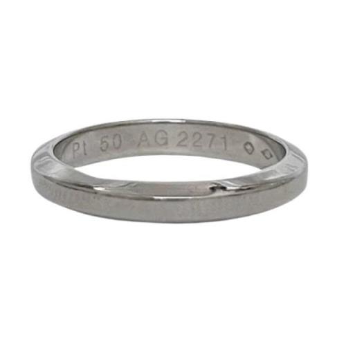 Cartier Vintage Pre-owned Platina ringar Gray, Dam