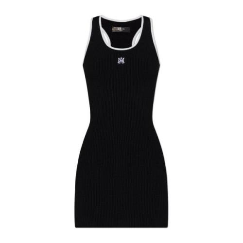 Amiri Randig klänning Black, Dam