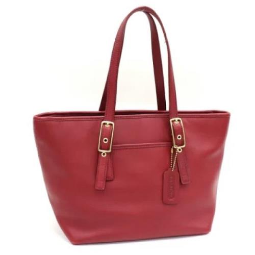 Coach Pre-owned Pre-owned Tyg handvskor Red, Dam