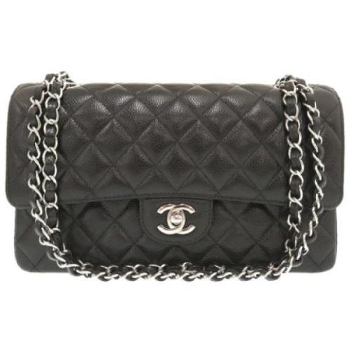 Chanel Vintage Pre-owned Laeder axelremsvskor Black, Dam