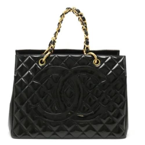 Chanel Vintage Pre-owned Tyg chanel-vskor Black, Dam