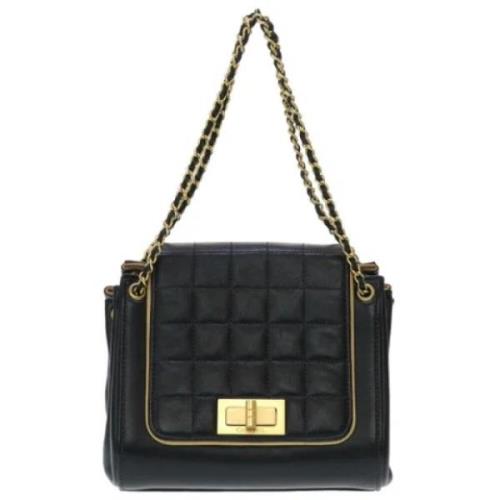 Chanel Vintage Pre-owned Tyg chanel-vskor Black, Dam