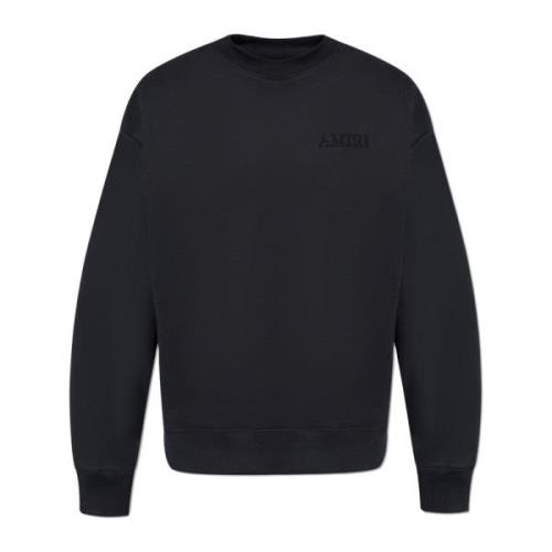 Amiri Hoodie med logotyp Black, Herr