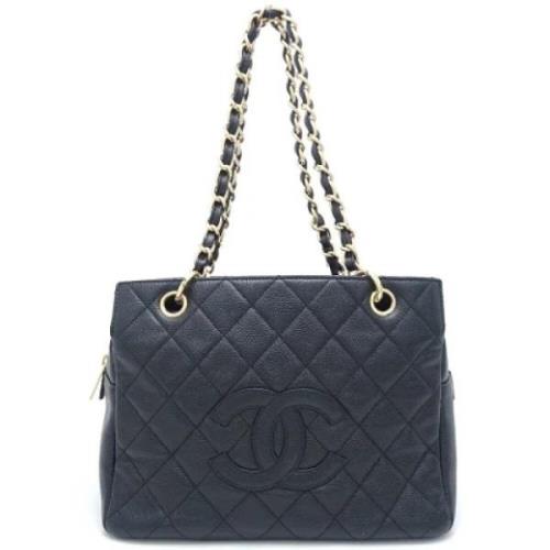 Chanel Vintage Pre-owned Laeder axelremsvskor Black, Dam