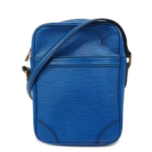 Louis Vuitton Vintage Pre-owned Tyg louis-vuitton-vskor Blue, Dam