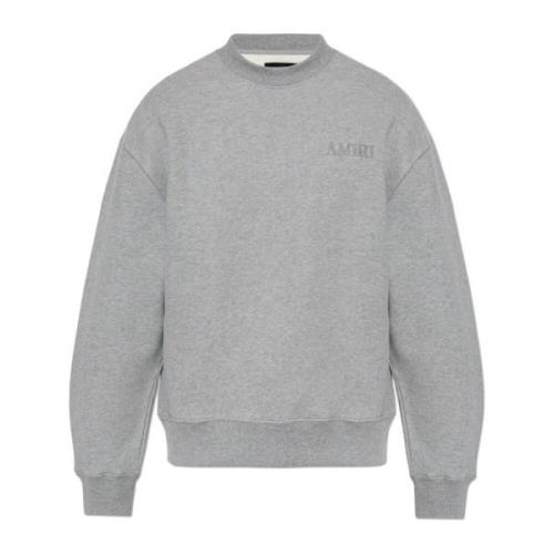 Amiri Sweatshirt med logotyp Gray, Herr