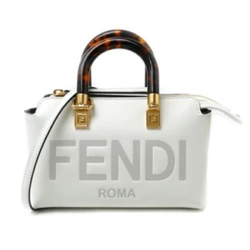 Fendi Vintage Pre-owned Tyg fendi-vskor White, Dam