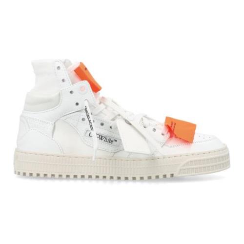 Off White Vita Orange Sneakers High-Top Stil White, Dam