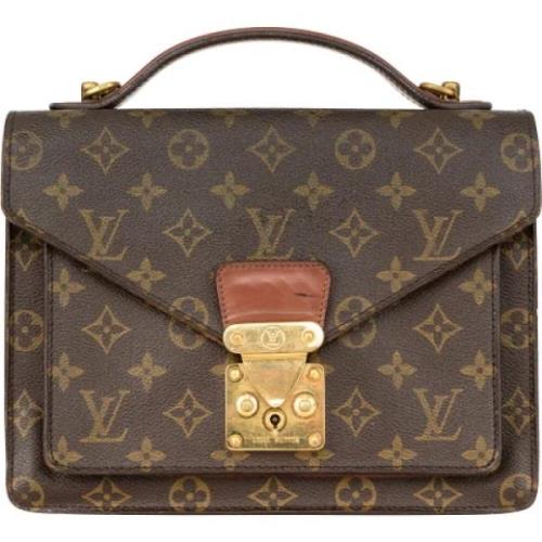 Louis Vuitton Vintage Pre-owned Laeder handvskor Brown, Dam