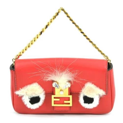 Fendi Vintage Pre-owned Tyg fendi-vskor Red, Dam