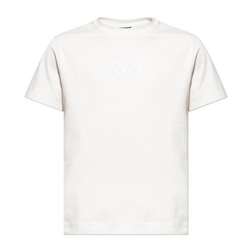 Emporio Armani T-shirt med logotyp White, Herr