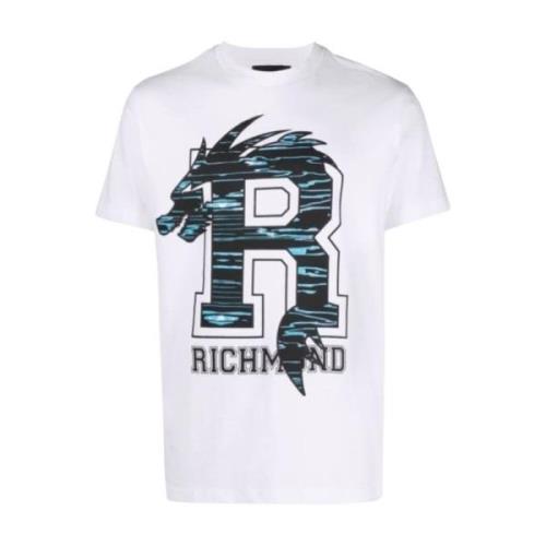 John Richmond Richmond T-Shirt White, Herr