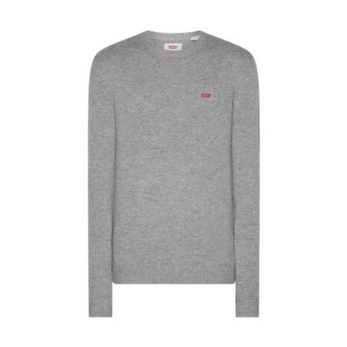 Levi's Stickade plagg med rund hals Gray, Herr