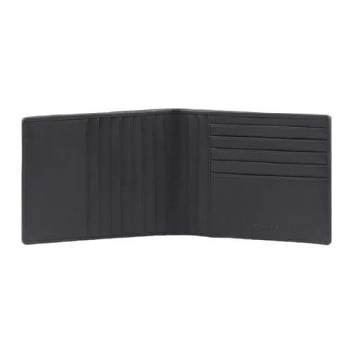 Piquadro Svart plånbok med RFID-skydd Black, Herr