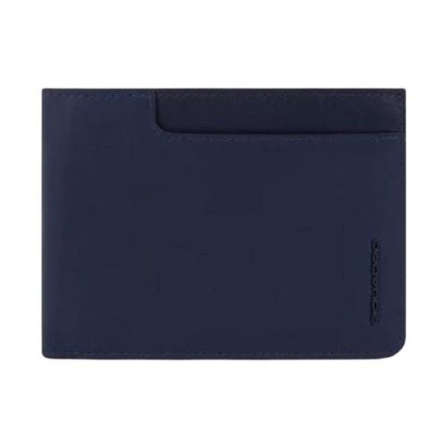 Piquadro Blå Plånbok med RFID-skydd Blue, Herr