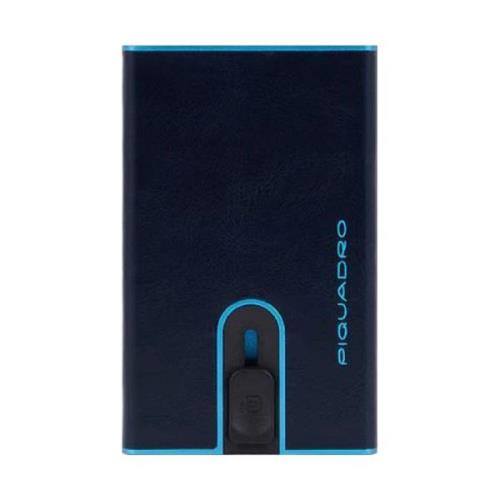 Piquadro Blå Kreditkortshållare RFID-skydd Blue, Herr