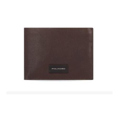 Piquadro Mörkbrun Plånbok med RFID-skydd Brown, Herr