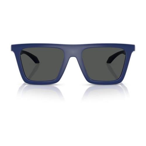 Versace Ikoniska Solglasögon med Greca Motiv Blue, Unisex