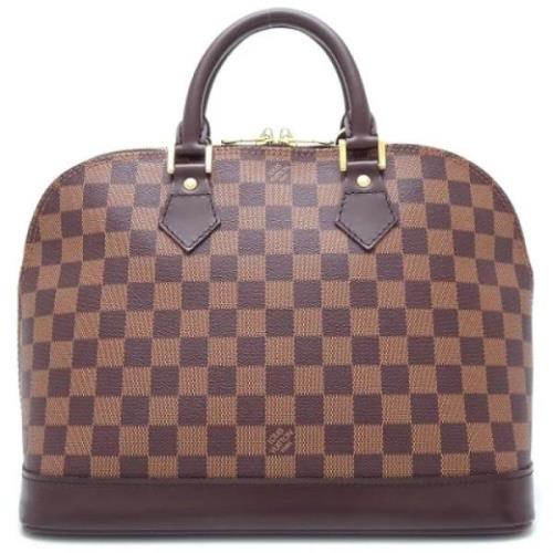 Louis Vuitton Vintage Pre-owned Tyg louis-vuitton-vskor Brown, Dam