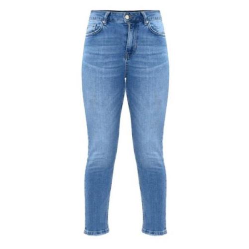 Kocca Blå Skinny Jeans med Fickor Blue, Dam