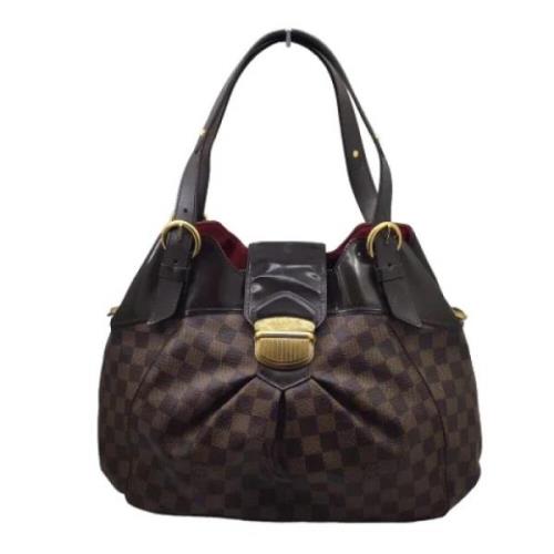 Louis Vuitton Vintage Pre-owned Tyg louis-vuitton-vskor Brown, Dam