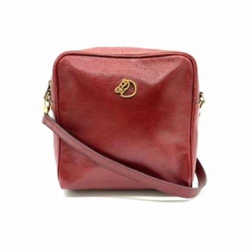 Hermès Vintage Pre-owned Tyg crossbodyvskor Brown, Dam