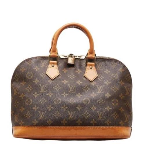 Louis Vuitton Vintage Pre-owned Tyg louis-vuitton-vskor Brown, Dam