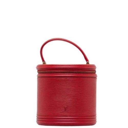 Louis Vuitton Vintage Pre-owned Tyg louis-vuitton-vskor Red, Dam