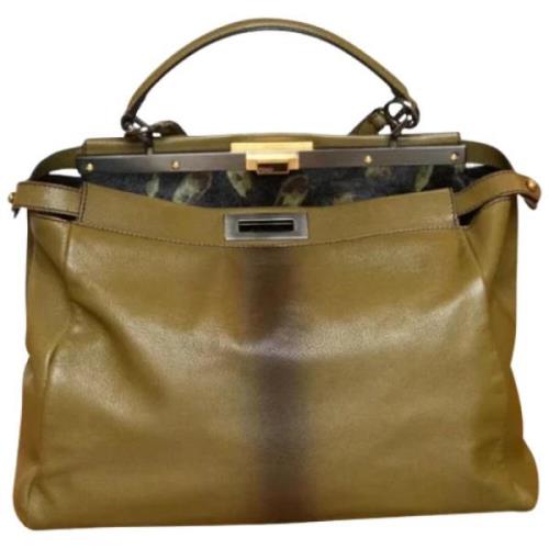 Fendi Vintage Pre-owned Laeder fendi-vskor Green, Dam