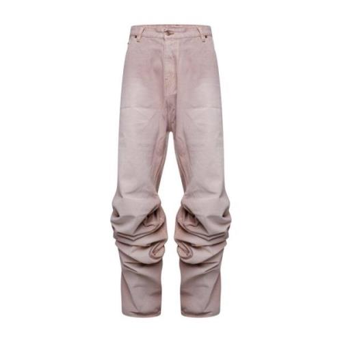 Y/Project Rosa Draperad Manschett Jeans Pink, Dam