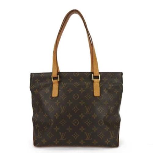 Louis Vuitton Vintage Pre-owned Tyg louis-vuitton-vskor Brown, Dam