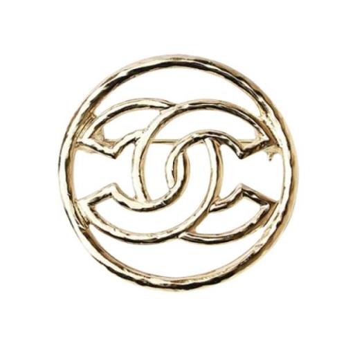 Chanel Vintage Pre-owned Metall chanel-smycken Yellow, Dam