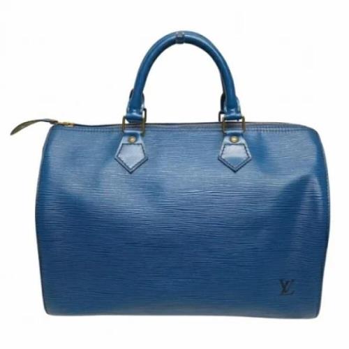 Louis Vuitton Vintage Pre-owned Tyg louis-vuitton-vskor Blue, Dam